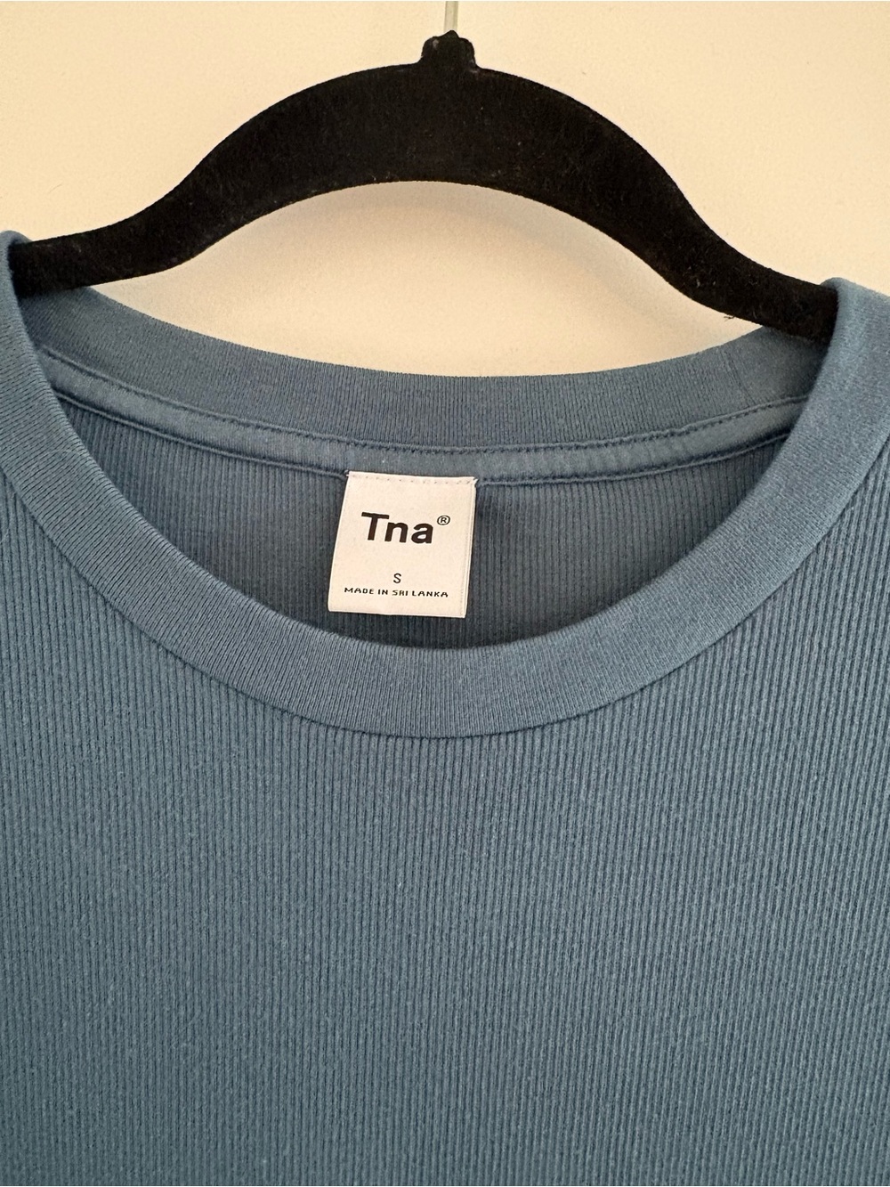 TNA Ribbed Tee - Slate Blue - Picture 3 of 3